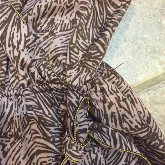 Maude  zipper edge lavender and taupe pattern - Picture 3 of 4